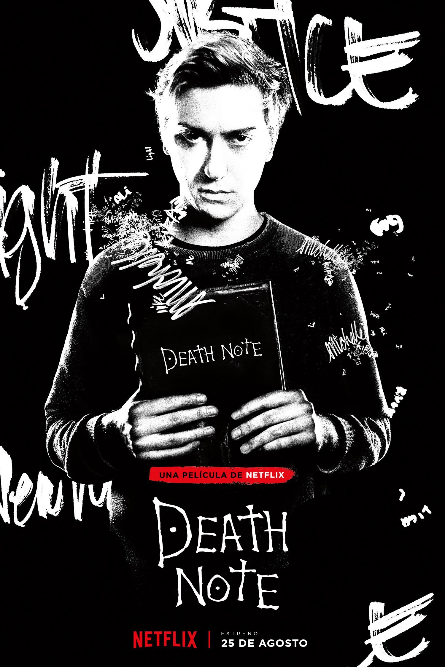 'Death Note' presenta los pósters individuales de los personajes • En tu pantalla
