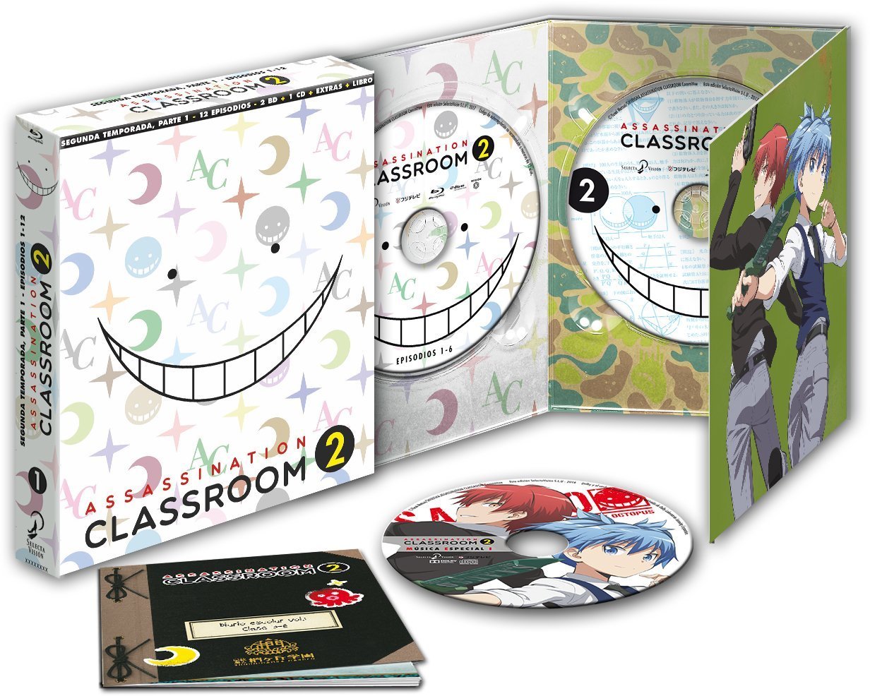 Assassination Classroom Temporada 2 Parte 1 en Blu-ray