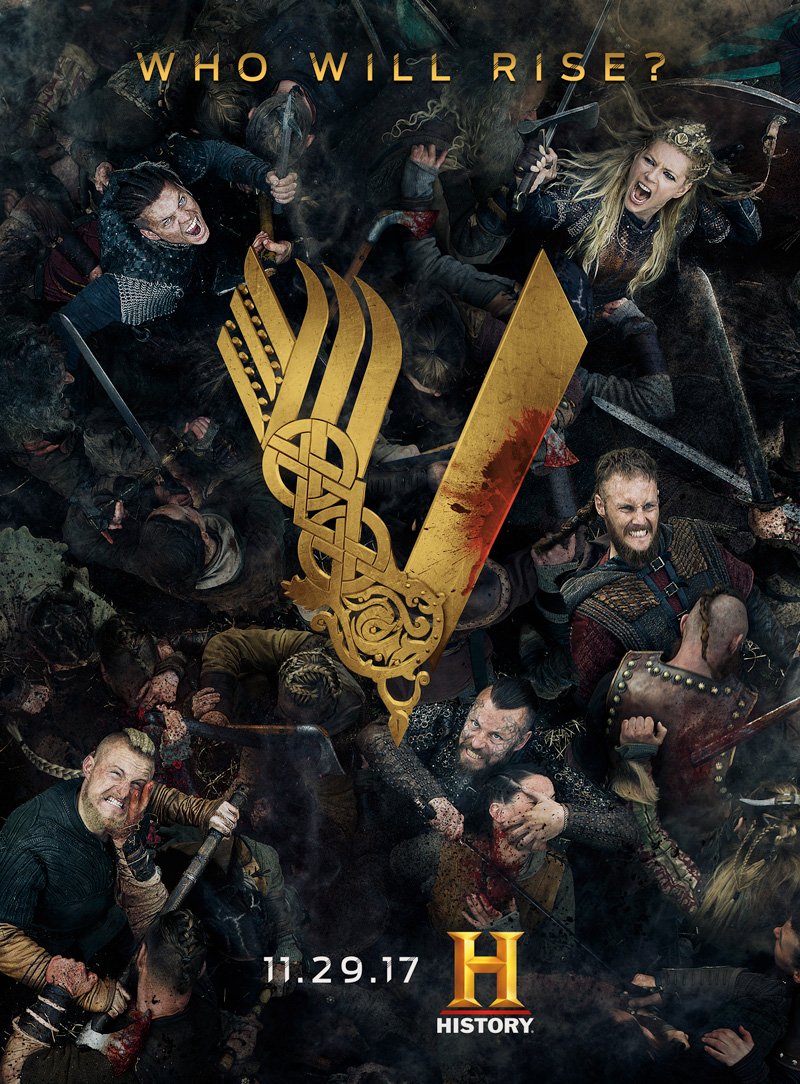 'Vikingos': Impresionante póster de la temporada 5 y promos • En tu pantalla