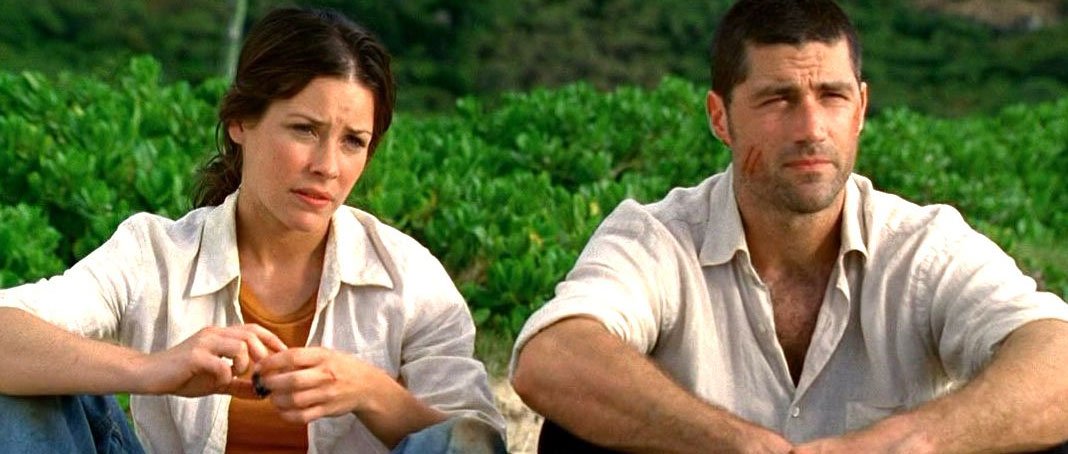 Perdidos (2004) - Evangeline Lilly (Kate Austen) y Matthew Fox (Jack Shephard)