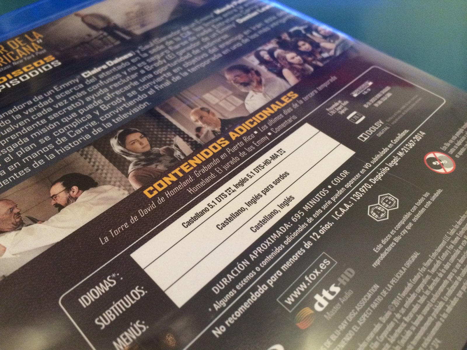 Análisis Blu-ray: 'Homeland', Temporada 3 • En tu pantalla