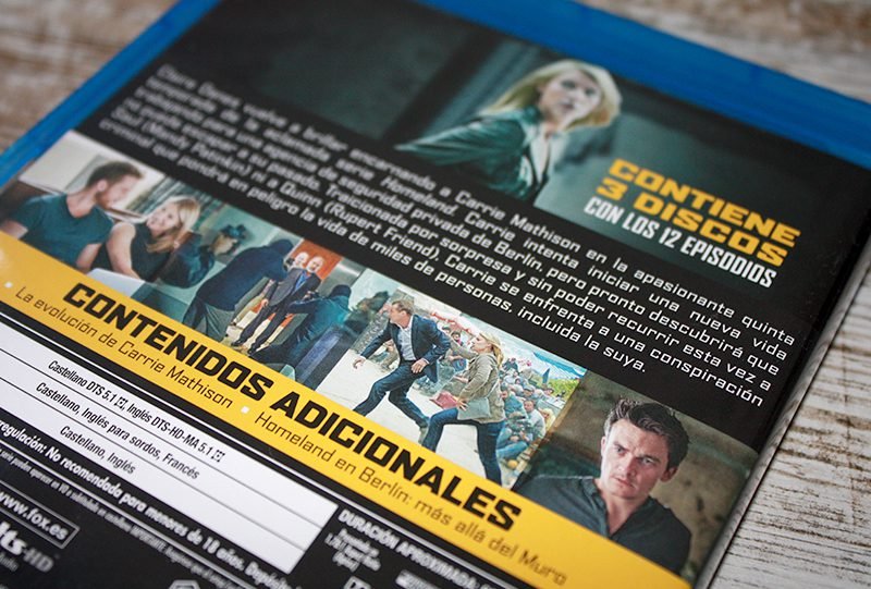 Análisis Blu-ray: "Homeland, Temporada 5" • En tu pantalla