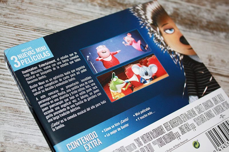 '¡Canta!': Un vistazo a la edición steelbook Blu-ray • En tu pantalla