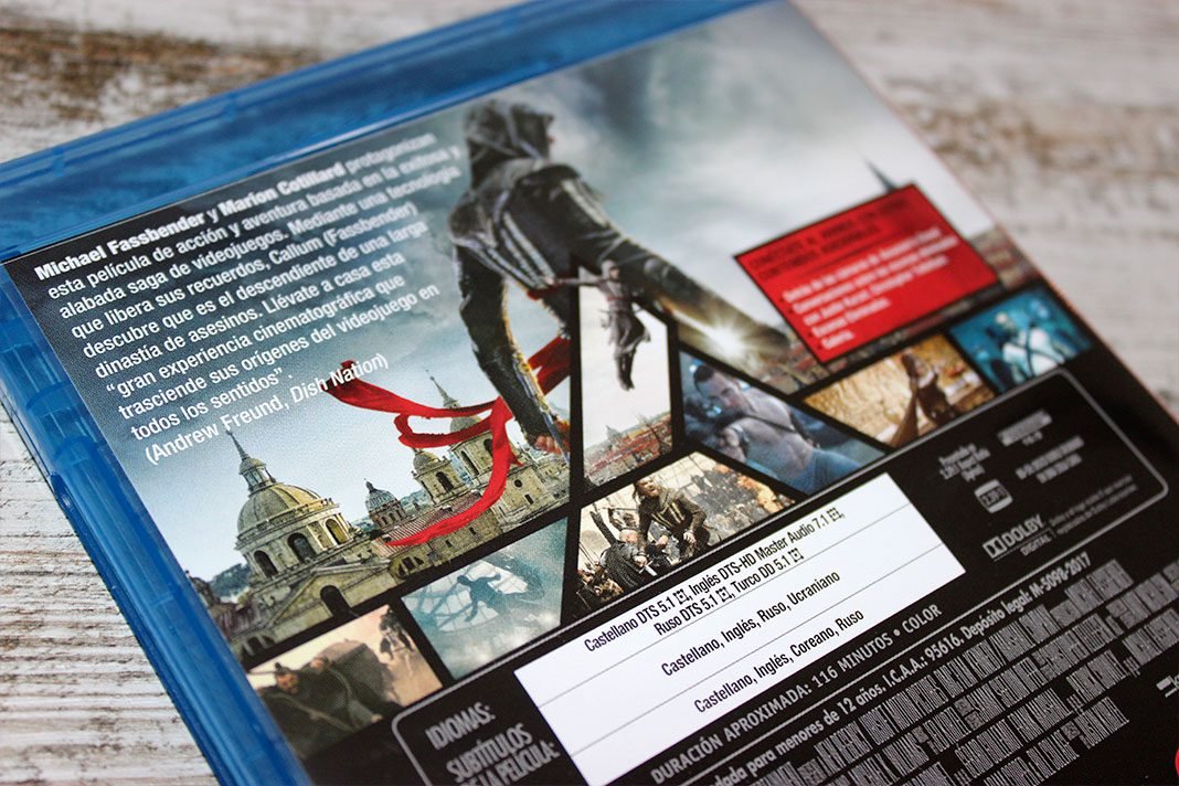 Análisis Blu-ray: 'Assassin's Creed', un vistazo a la edición en formato doméstico • En tu pantalla