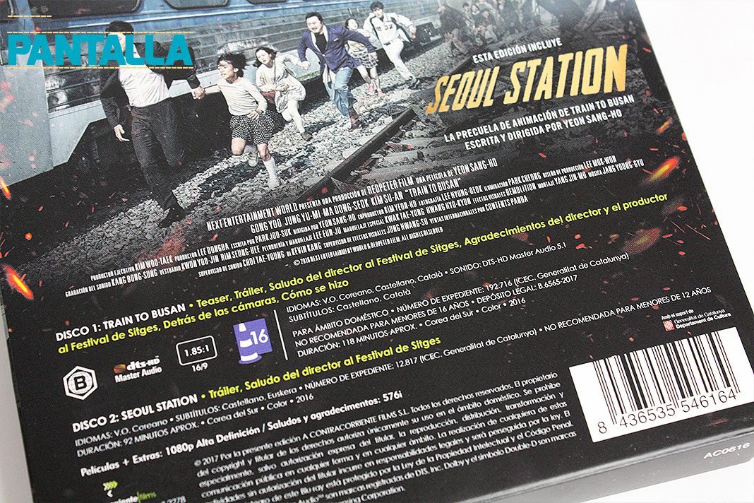 Análisis Blu-ray: 'Train to Busan', una espectacular edición steelbook • En tu pantalla