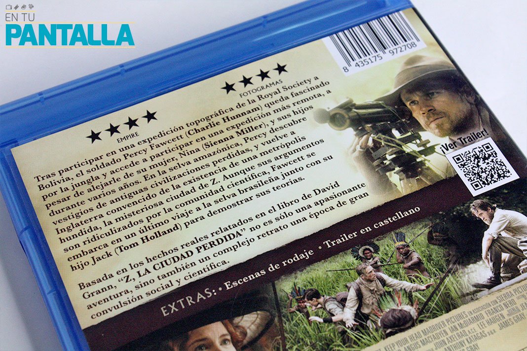 Análisis Blu-ray: 'Z, la ciudad perdida' • En tu pantalla
