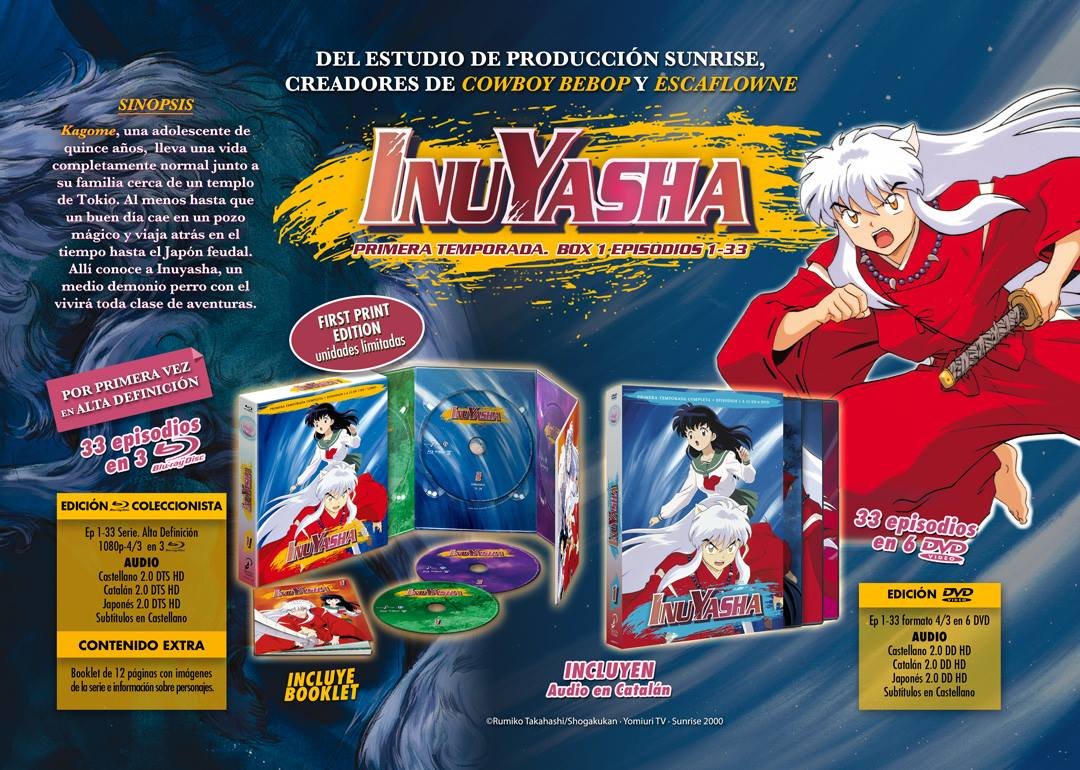 'InuYasha: Temporada 1' en Blu-ray y Dvd en Abril [ACTUALIZADO] • En tu pantalla