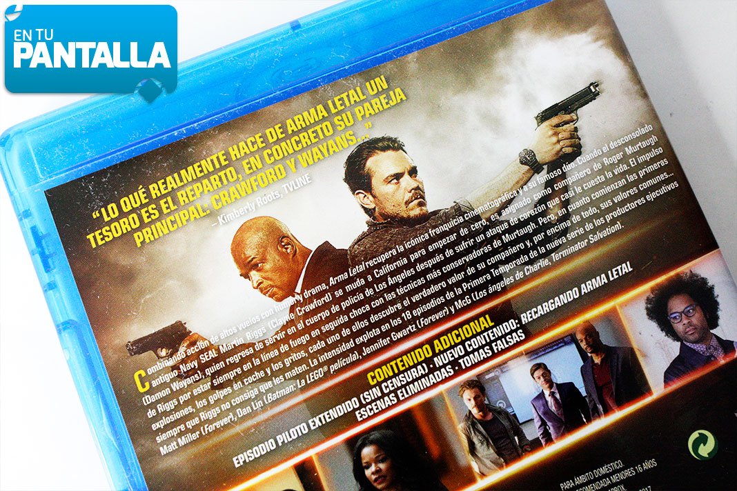 Análisis Blu-ray: ‘Arma Letal' Temporada 1, un vistazo al Blu-ray de Warner Bros • En tu pantalla