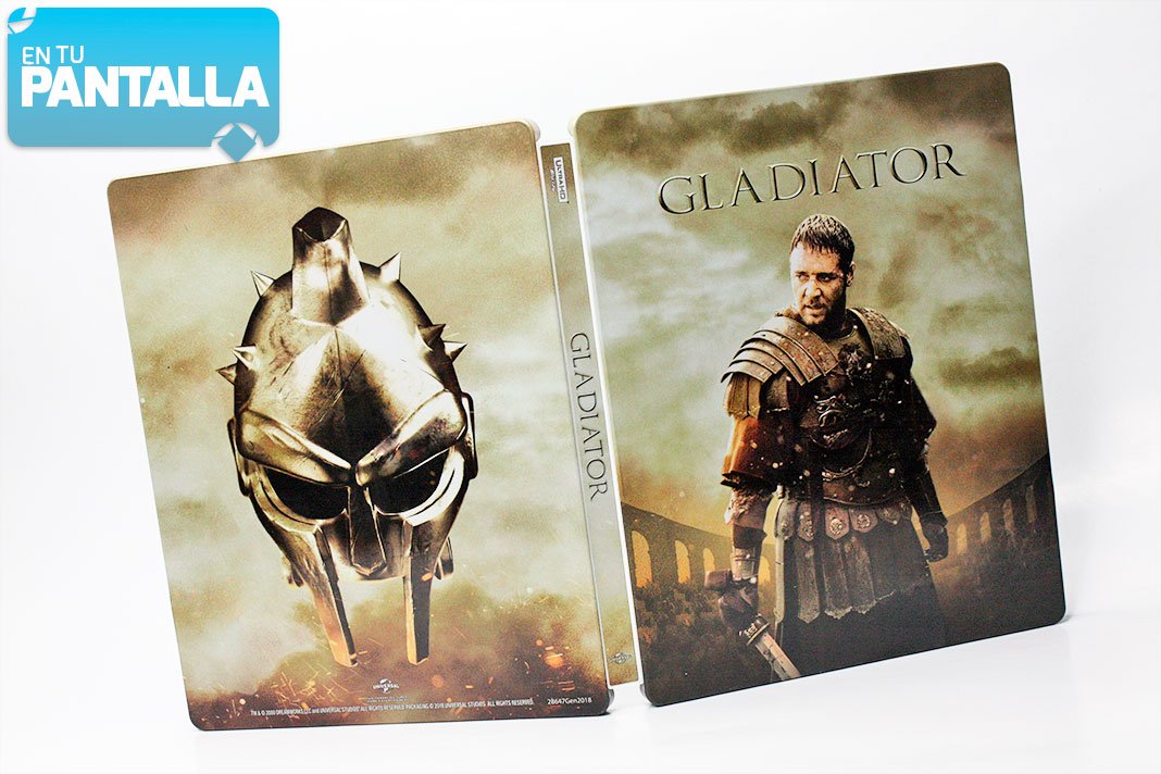 'Gladiator' llega en 4K Ultra HD en un fantástico Steelbook • En tu pantalla