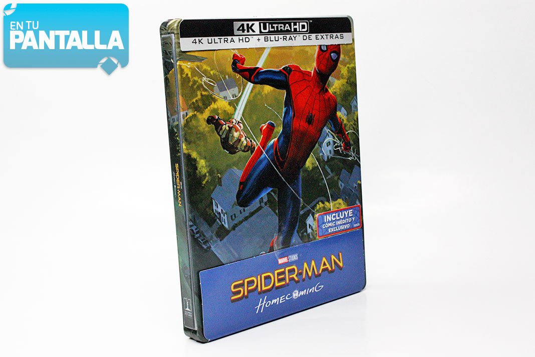'Spider-Man: Homecoming': Un espectacular Steelbook de Ryan Meinerding • En tu pantalla