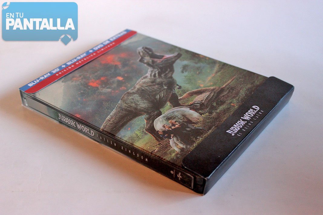 Jurassic World: El Reino Caído - Edición Steelbook 3D + 2D Blu-ray