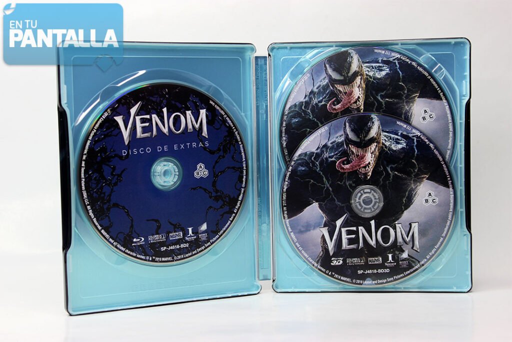 'Venom', un vistazo al steelbook Blu-ray y 3D • En tu pantalla
