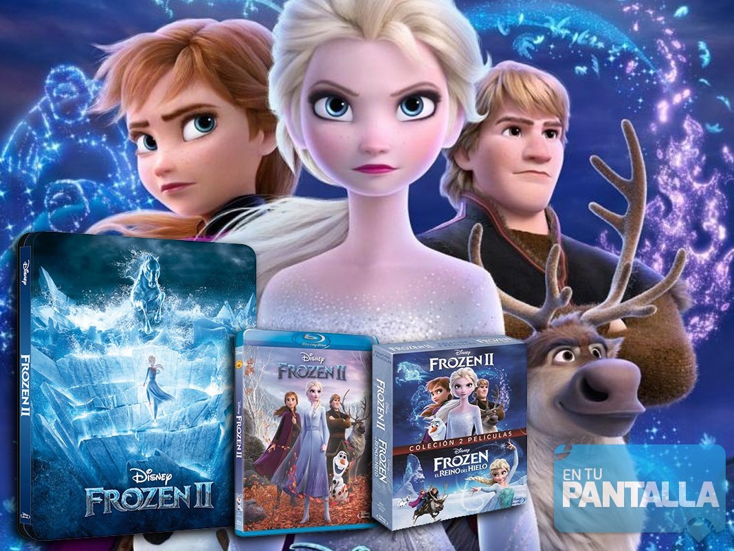 Frozen 2' en steelbook, Blu-ray y Dvd el 13 de marzo.