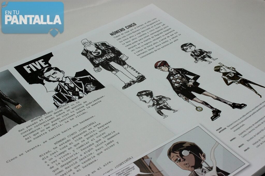 ‘The Umbrella Academy’, un vistazo al libro de arte de Norma Editorial • En tu pantalla