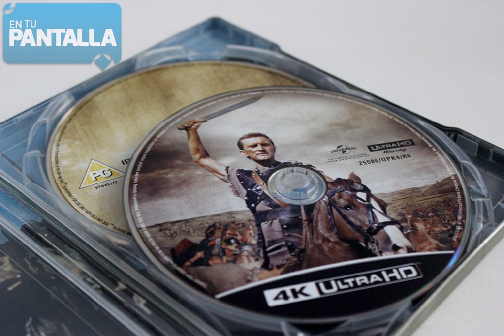 ‘Espartaco’: Un vistazo al steelbook 4K Ultra HD • En tu pantalla