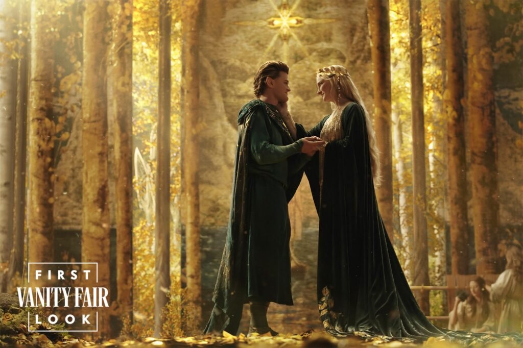 Galadriel y Elrond en 'El Señor de los Anillos: Los Anillos de Poder'