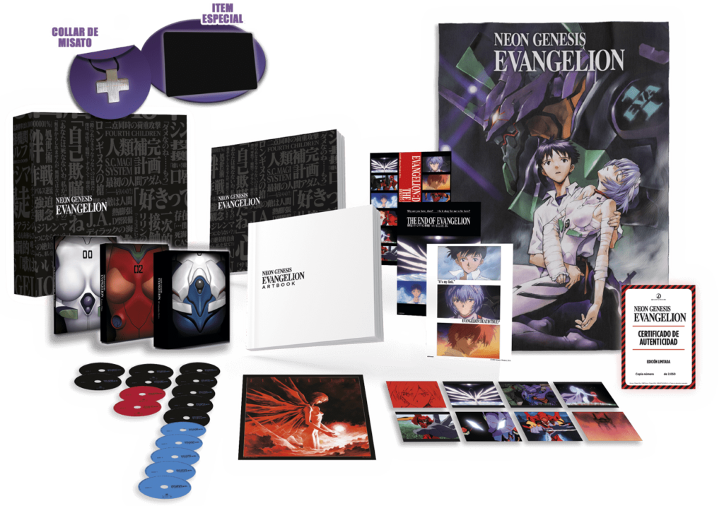 Pack Edición Coleccionista Limitada de 'Neon Genesis Evangelion' de Selecta Visión. (Fuente: Selecta Visión)