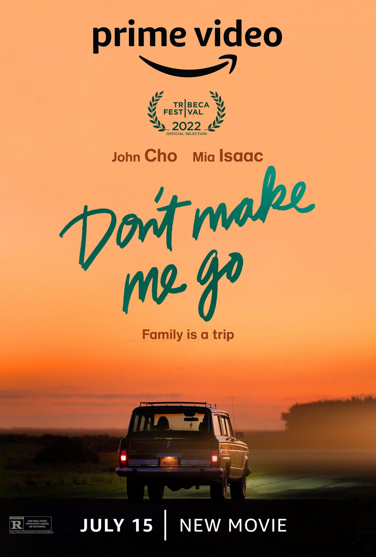 'Don't make me go': Tráiler y fecha de estreno de la película de Prime Video con John Cho y Mia Isaac • En tu pantalla