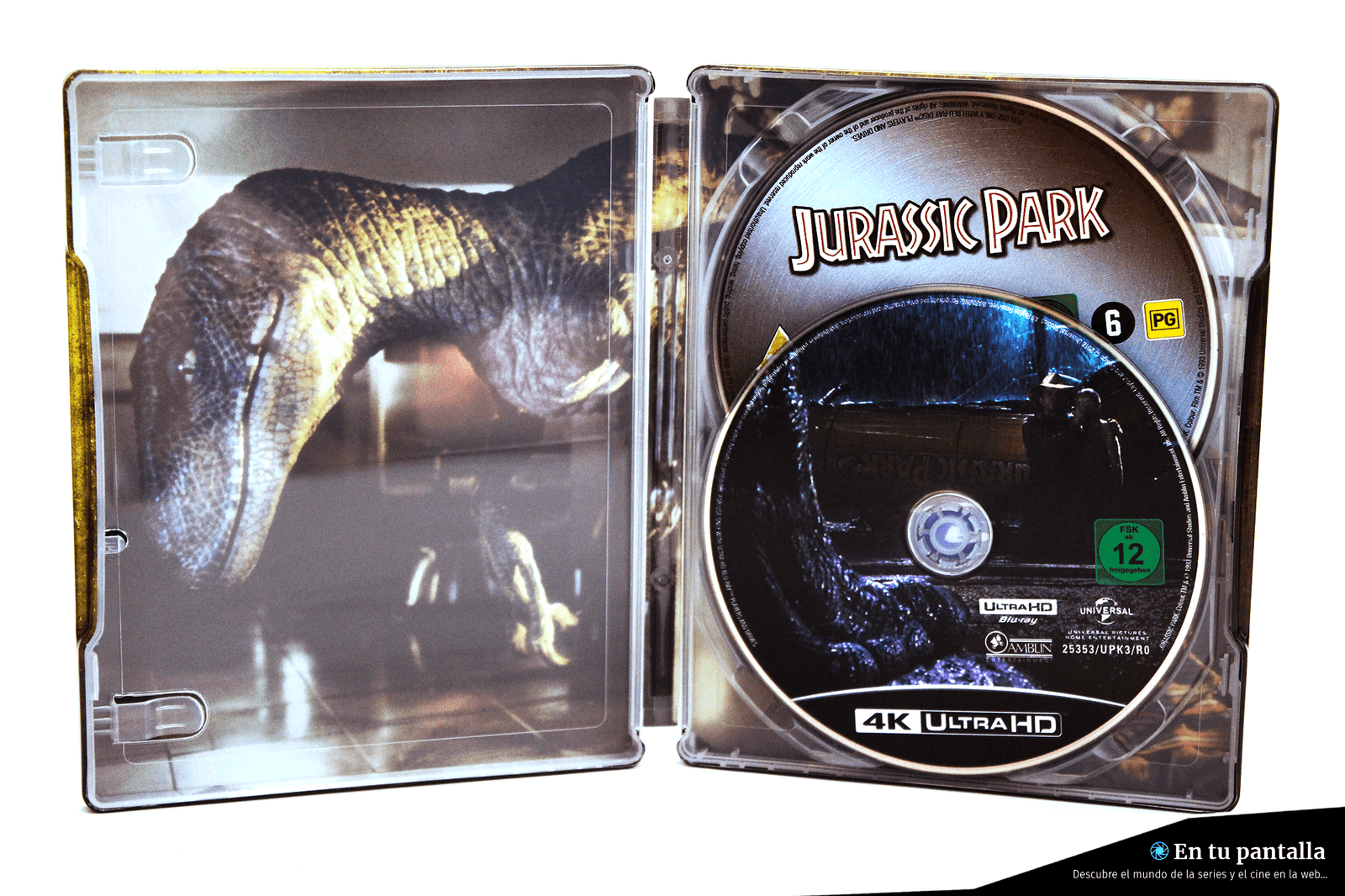 ‘Jurassic Park’: Un vistazo a la edición steelbook 4K Ultra HD • En tu pantalla