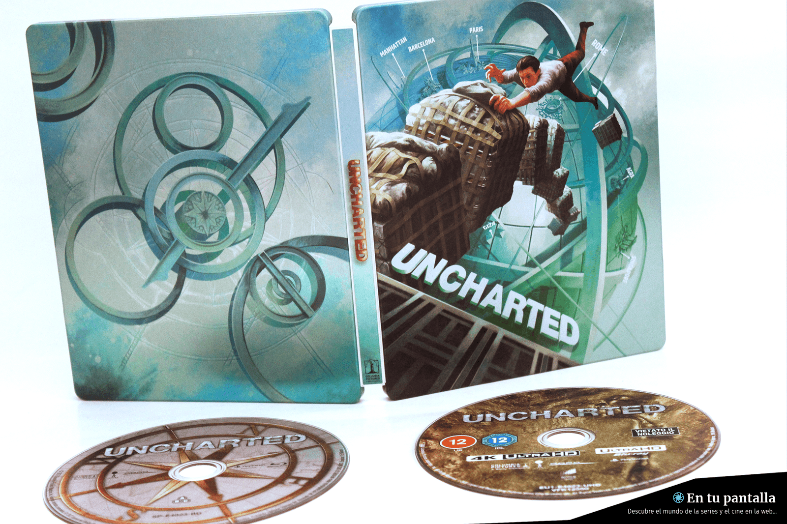 'Uncharted': Un vistazo a la edición steelbook 4K Ultra HD • En tu pantalla